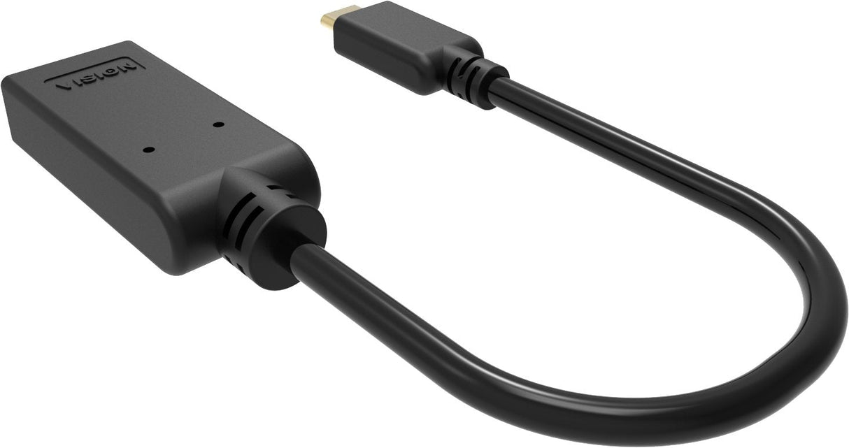 Vision Tc-Usbchdmi/Bl Adaptador De Cable De Vídeo Usb Tipo C Hdmi Tipo A [Estándar] Negro