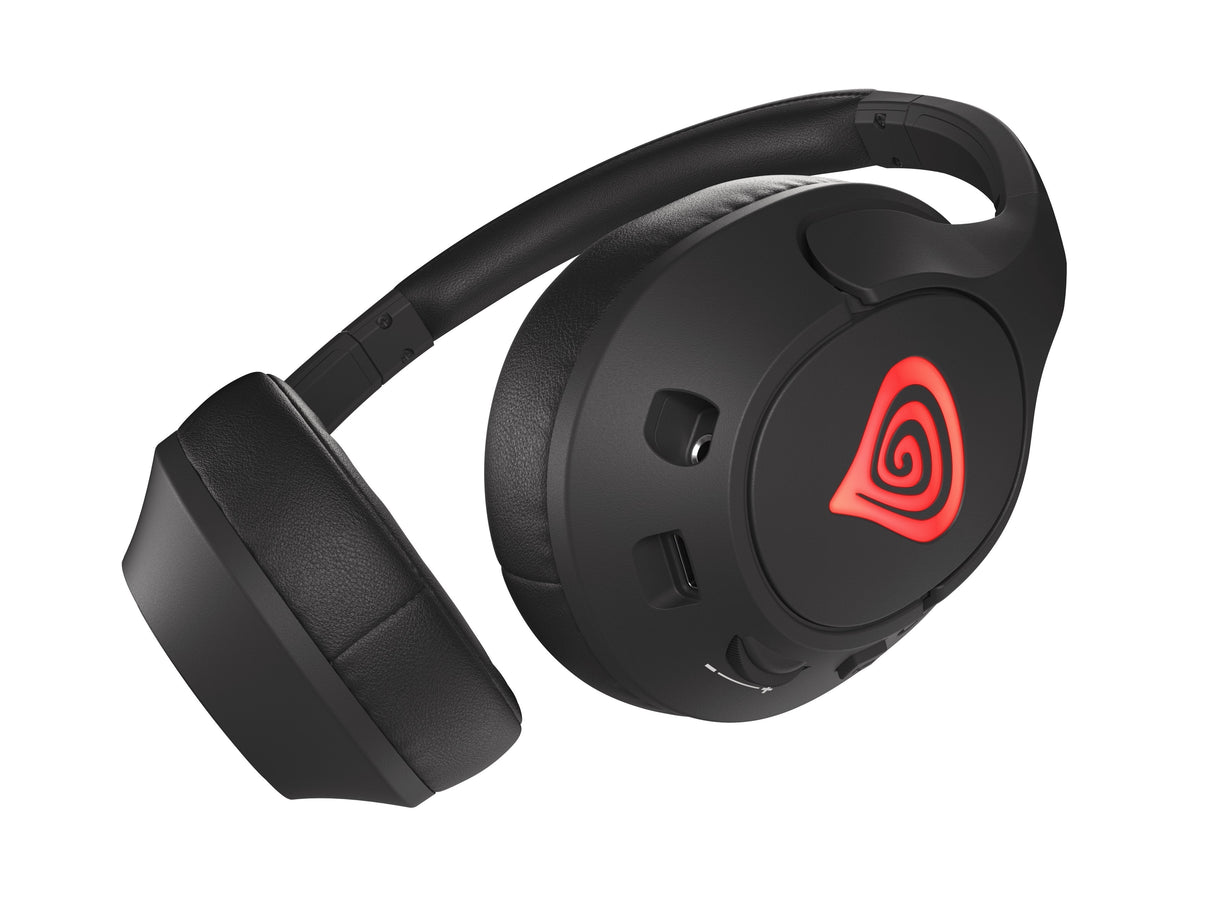 Auriculares Gaming Genesis Radon 800 Con Cable, Micrófono, Negro
