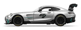 Jamara Mercedes-Benz Amg Gt2 1:14 2,4 Ghz Gris 6+