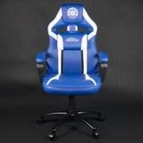 Silla Gamer Konix Mha Gran Comodidad Y Ergonomia Inclinacion Hasta 15º Color Azul Y Blanco Kon Chair Mha