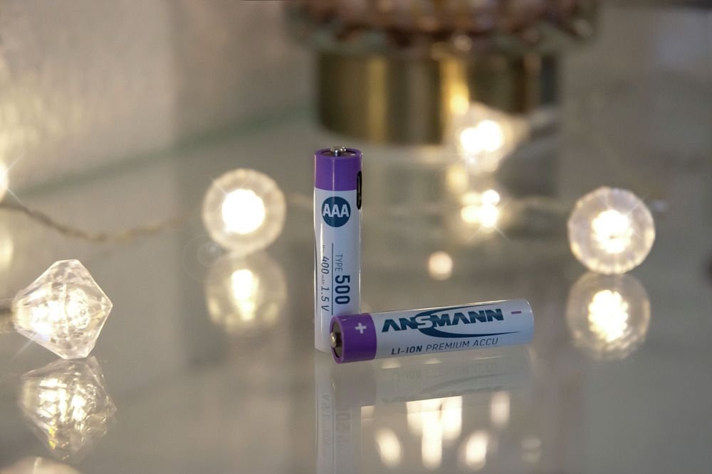 Ansmann 1311-0028 Baterías Recargables Litio Micro Aaa Tipo 500 (Min. 400 Mah) Pack  4