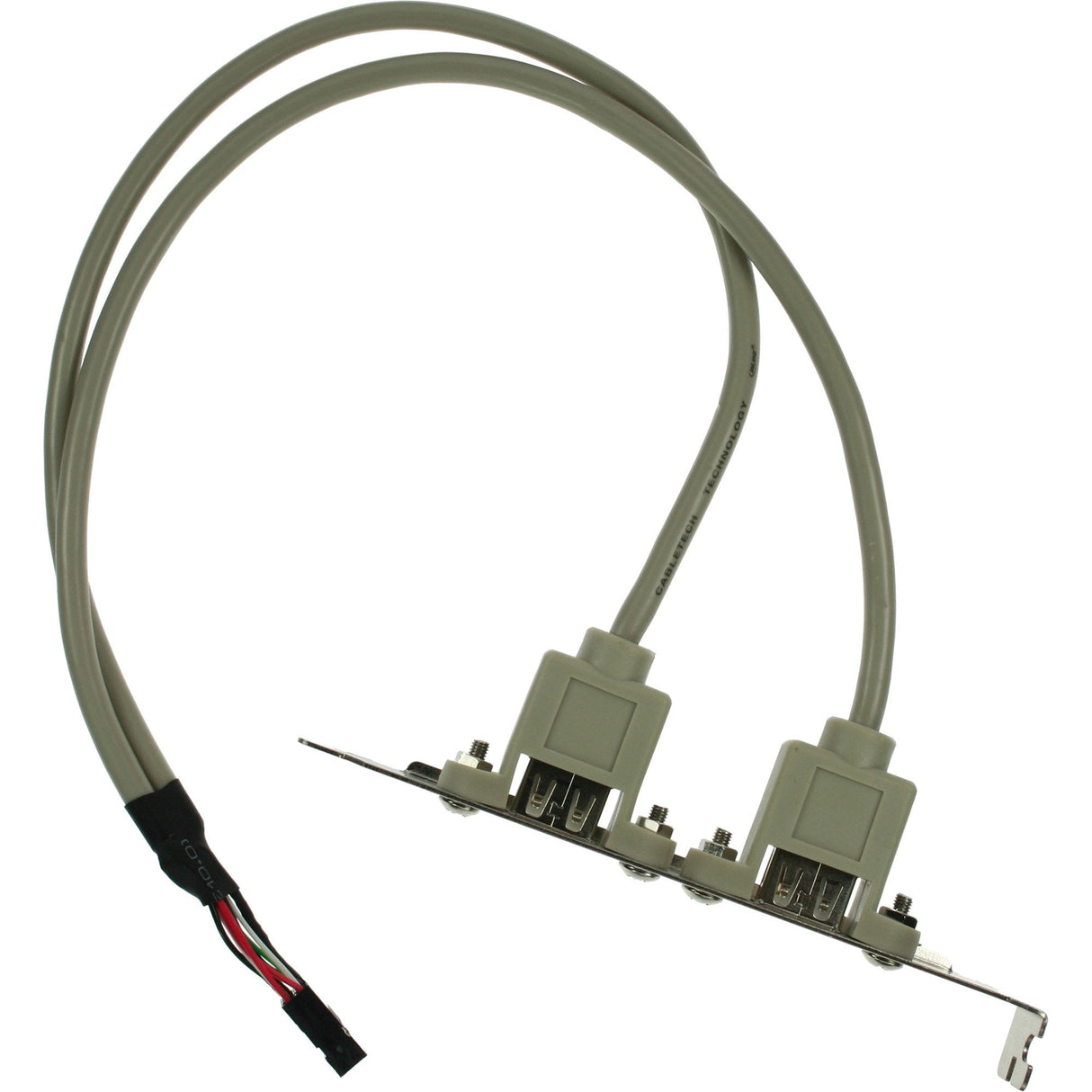 Bracket Con Dos Salidas Usb 2.0