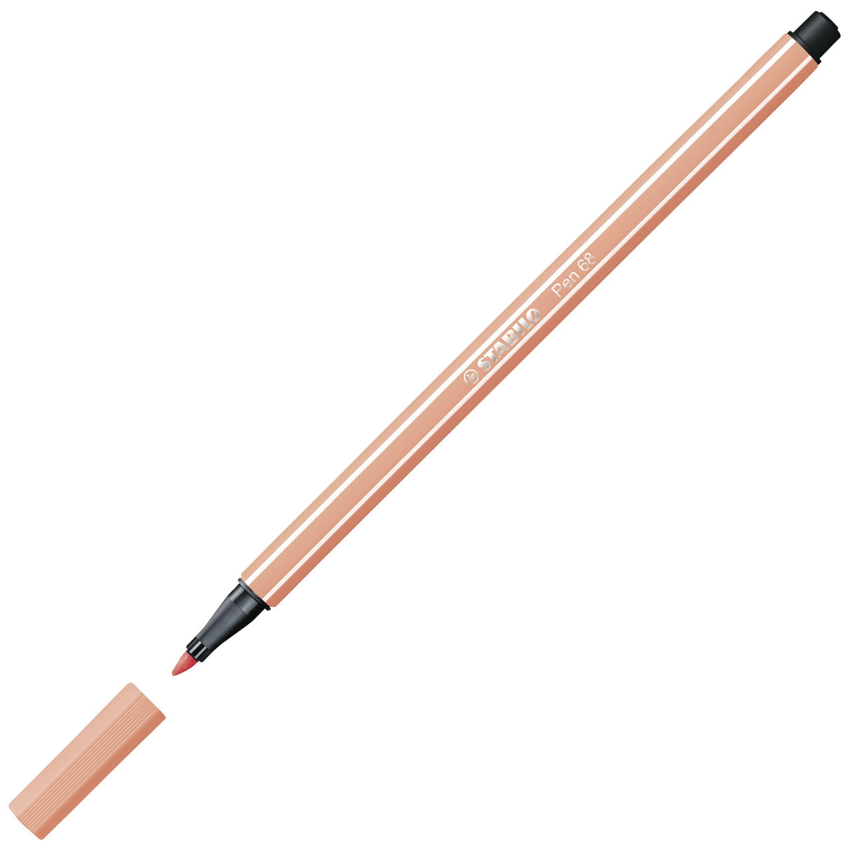 Estuche De 8 Rotuladores Stabilo Pen 68  Colores Pastel Punta 1mm Tinta Al Agua Acuarelable