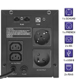 EAN 5901878537702 - Qoltec 53770 sistema de alimentación ininterrumpida (UPS) Línea interactiva 1,5 kVA 900 W 2 salidas AC imagen 5