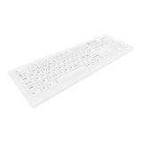 EAN 7061114180173 - Contour Design Active Key AK-C8100F-FUS-W/NOR teclado Médico RF inalámbrico QWERTY Nórdico Blanco imagen 2