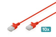 EAN 4016032507802 - Digitus DK-1618-050S-R-10 cable de red Cat6 U/UTP (UTP) imagen 1