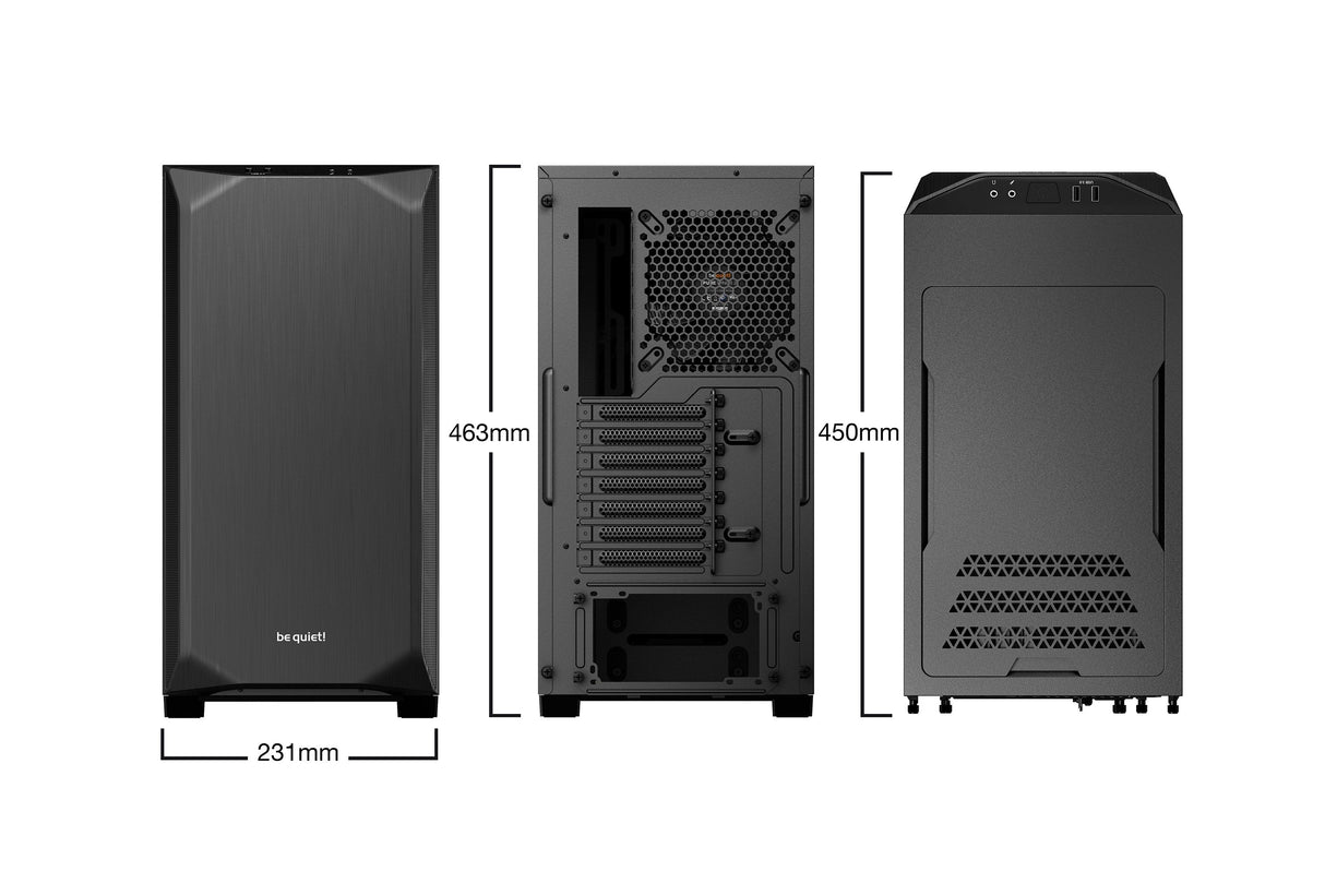 Caja Torre Atx Be Quiet Pure Base 500 Negro Bg034