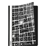 Carpeta Herma A4 Schoolydoo Negra 10uds.