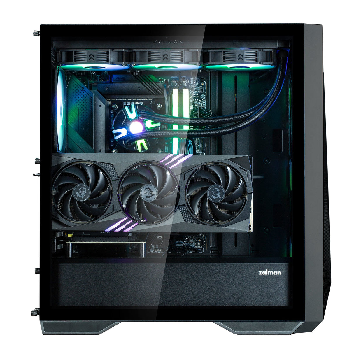 Caja Pc Zalman Z9 Iceberg Ms Atx 1 Xvent 140mm 2xusb 3.0 Negro S/N Fuente
