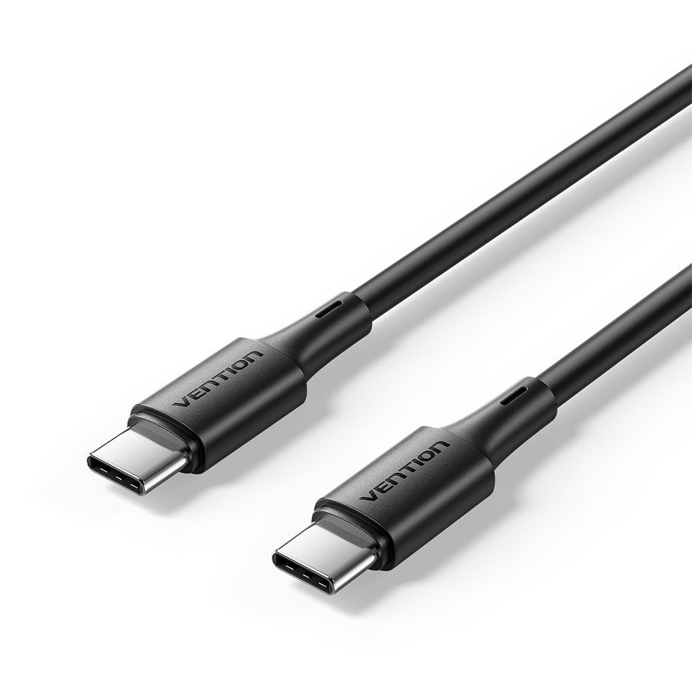 Vention Usb 2.0 Usb-C M-M 3a Cacabl Ble 0.25m Black Pvc