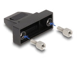 Delock 67025 Carcasa D-Sub Para 9 Pines Macho / Hembra; Carcasa De Plástico Para Cable Plano