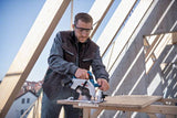Sierra Circular A Batería Bosch Professional Gks 18v-57-2 Professional Solo Azul/Negro, Sin Batería Ni Cargador, En L-Boxx 06016c1201