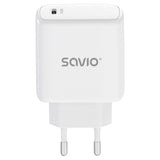 Cargador De Red Savio La-14 20w Con Power Delivery 3.0
