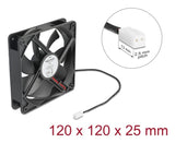 EAN 4043619672929 - DeLOCK 67292 sistema de refrigeración para ordenador Carcasa del ordenador Ventilador 12 cm Negro 1 pieza imagen 3