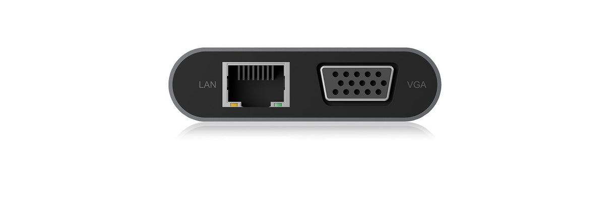 EAN 4250078168966 - ICY BOX IB-DK4040-CPD Alámbrico USB 3.2 Gen 1 (3.1 Gen 1) Type-C Antracita, Negro imagen 3
