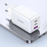 Ugreen Nexode Usb-A+2*Usb-C 140w Gan Fast Charger+Usb-C Cable Wht