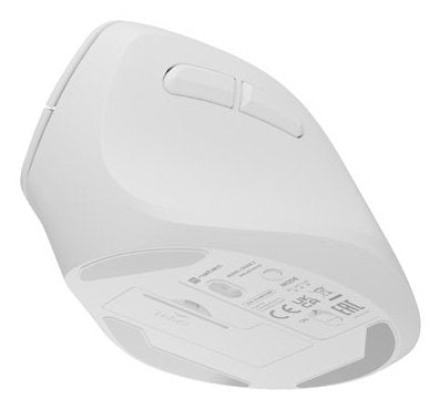 Raton Natec Crake 2 Inalambrico Vertical Bt 5.2 + 2.4ghz 2400 Dpi Color Blanco