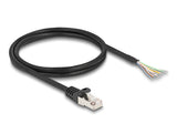 Delock 80205 Cable Rj50 Macho A Extremos Abiertos S/Ftp 1 M Negro