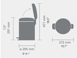 Brabantia Treteimer Newicon 5 L Warm Bronze