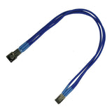 Cable De Extensión Nanoxia De 3 Pines, 30 Cm,  Single Azul