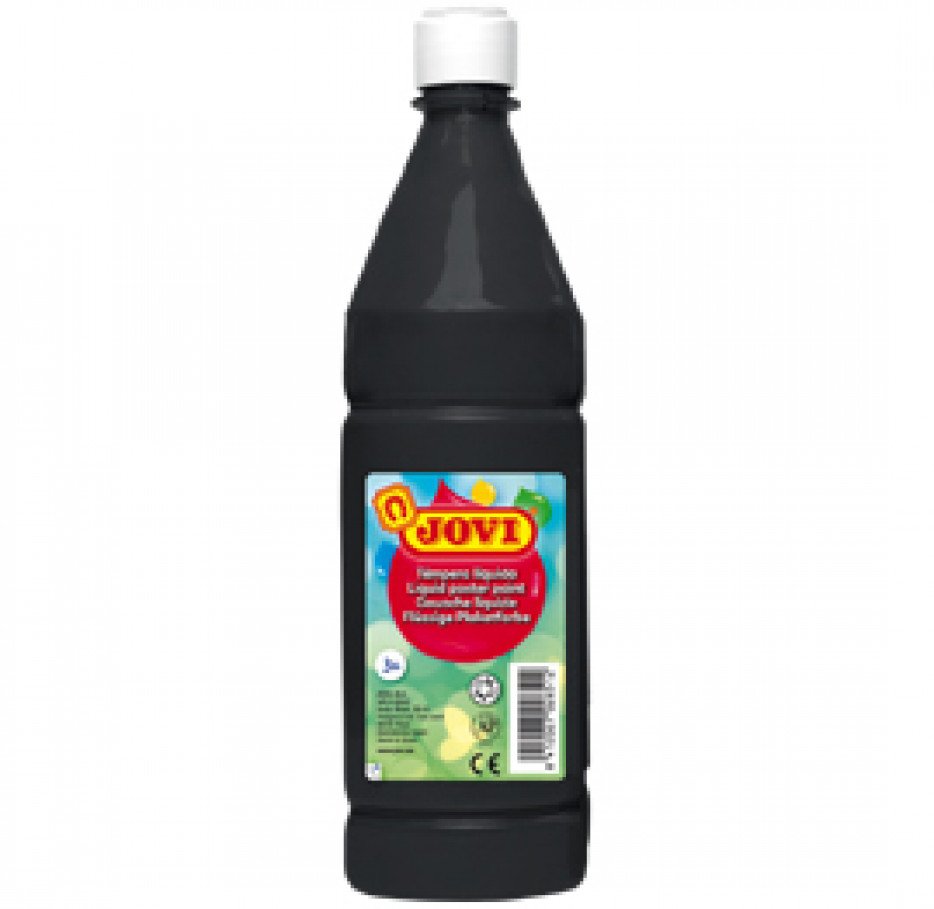 Jovi Témpera Líquida Paint Botella 1000ml Negro