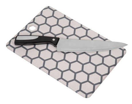 EAN 4260403578728 - Resto Kitchenware 95403 tabla de cocina para cortar Rectangular Plástico Gris, Blanco imagen 4