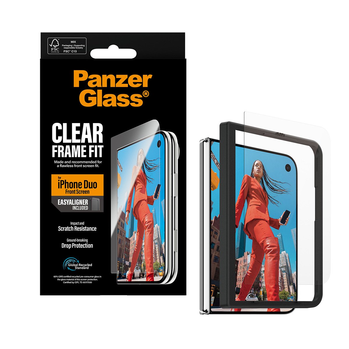 Panzerglass Apple Iphone 2026 Fold Framefit W. Easyaligner (Sub-Screen)