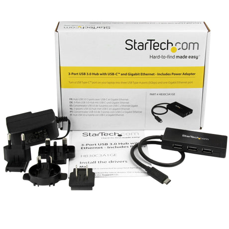 EAN 0065030864206 - StarTech.com HB30C3A1GE adaptador y tarjeta de red 1000 Mbit/s imagen 7