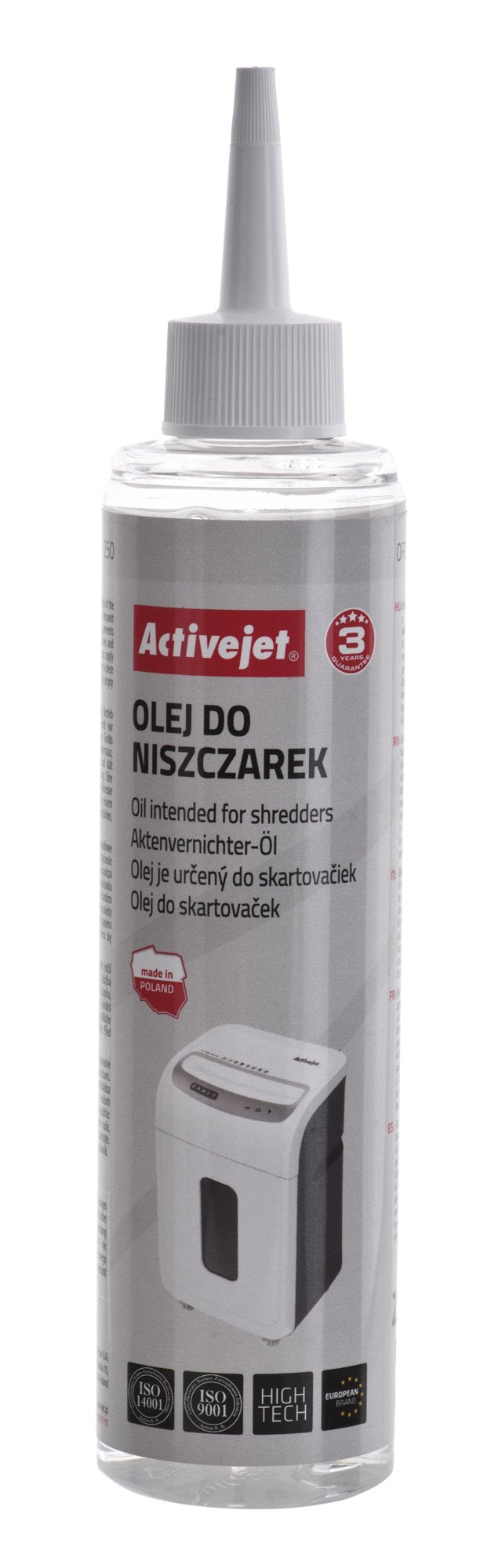 EAN 5901443120674 - Activejet ASO-250 Oil for shredders 250ml imagen 1