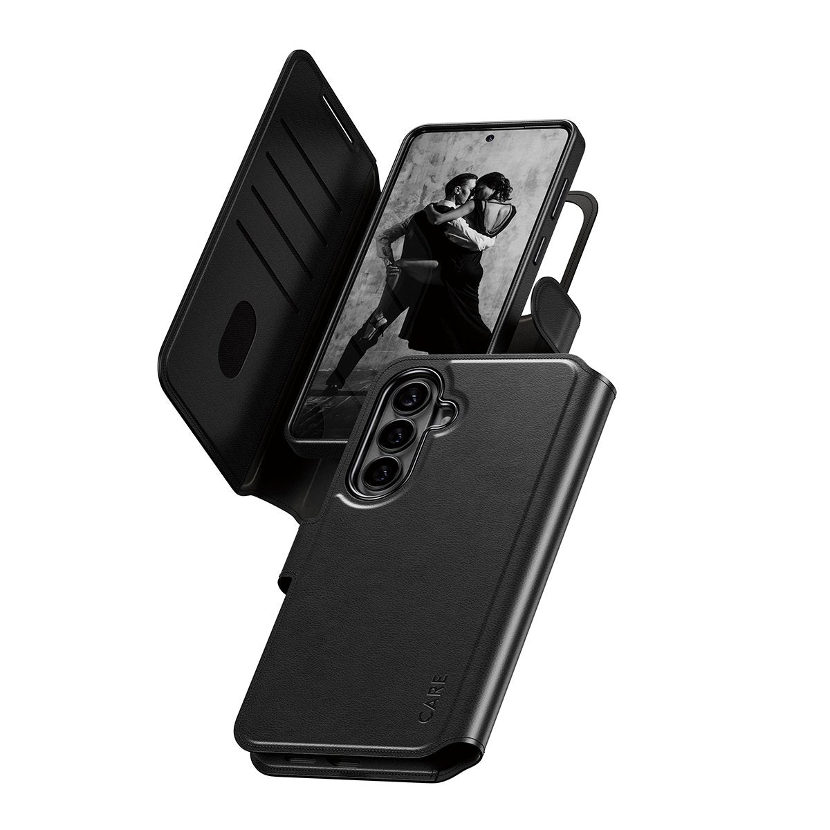 Panzerglass Care By ® Case Tango 2-In-1 Wallet M. Qi Samsung Galaxy S26+, Cover, Samsung, Samsung - Galaxy S26+, Transparent