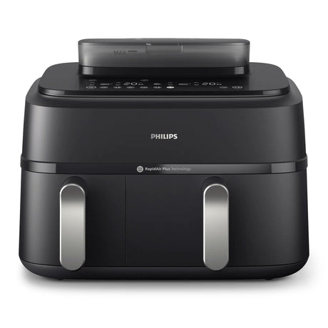 EAN 8720389047459 - Philips 5000 series NA551/00 freidora Doble 9 L Independiente 2750 W Freidora de aire caliente Negro, Pla imagen 8