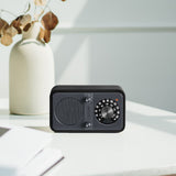 Sangean Wr-9 Roble De Medianoche Radio Analógica De Madera Con Am Fm Bluetooth
