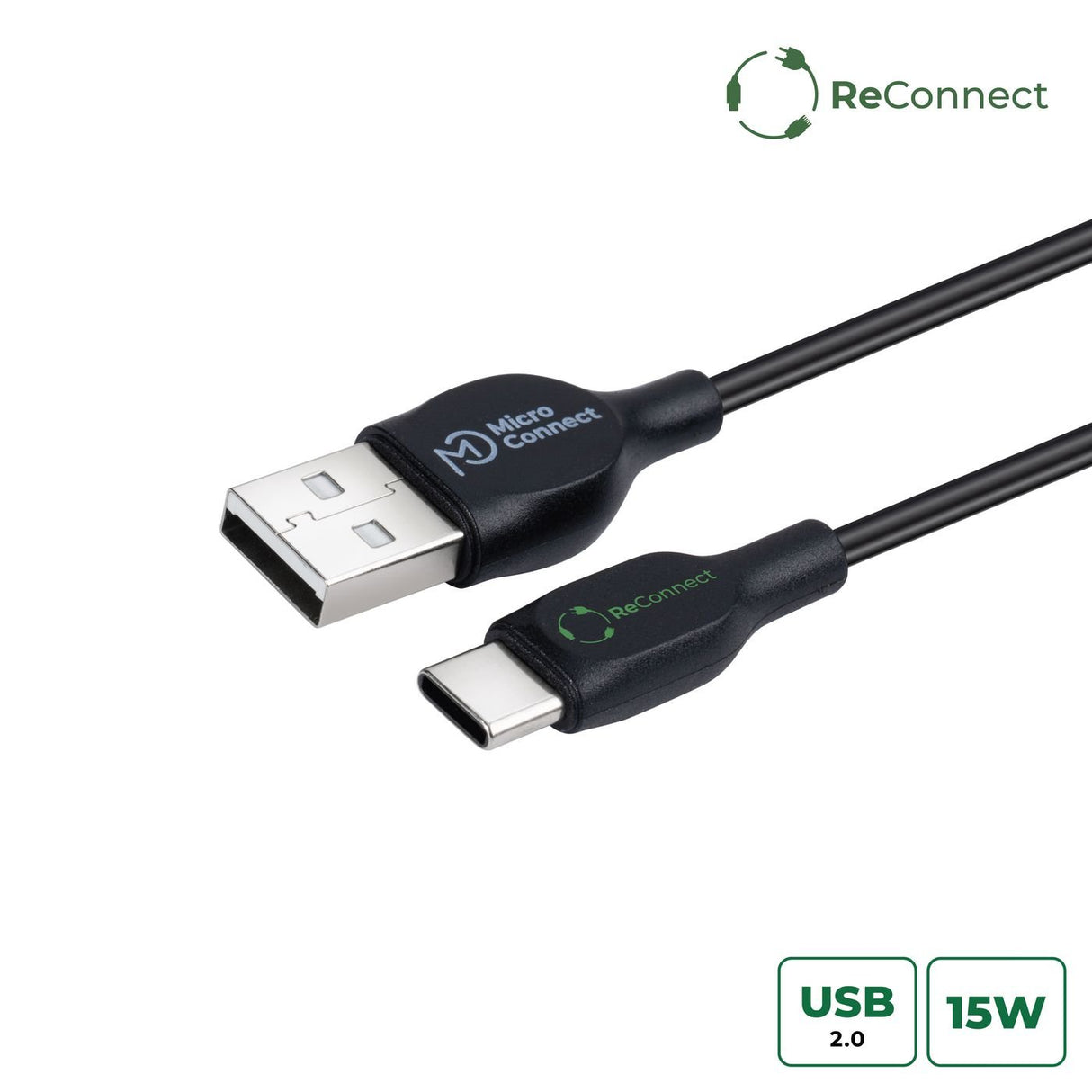 EAN 5715063597484 - Microconnect ECO-USB3.1CCHAR1B cable USB USB 2.0 1 m USB A USB C Negro imagen 1