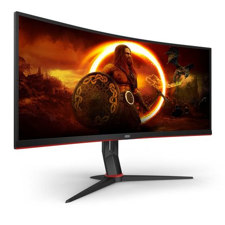 EAN 4038986117005 - AOC G2 CU34G2X/BK LED display 86,4 cm (34") 3440 x 1440 Pixeles Quad HD Negro, Rojo imagen 5