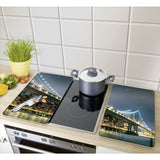 Placas Cobertoras De Vidrio Universales Brooklyn Bridge 2 Unid. 2521320100 Wenko