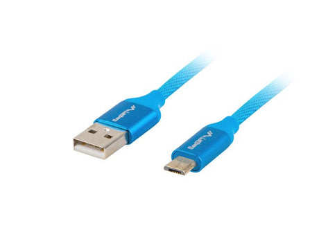EAN 5901969416466 - Lanberg CA-USBM-20CU-0018-BL cable USB USB 2.0 1,8 m Micro-USB A USB A Azul imagen 2