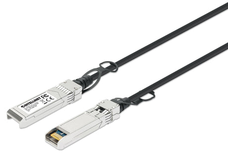 EAN 0766623508421 - Intellinet 508421 Cable de fibra óptica e InfiniBand 2 m SFP+ Negro, Plata imagen 1