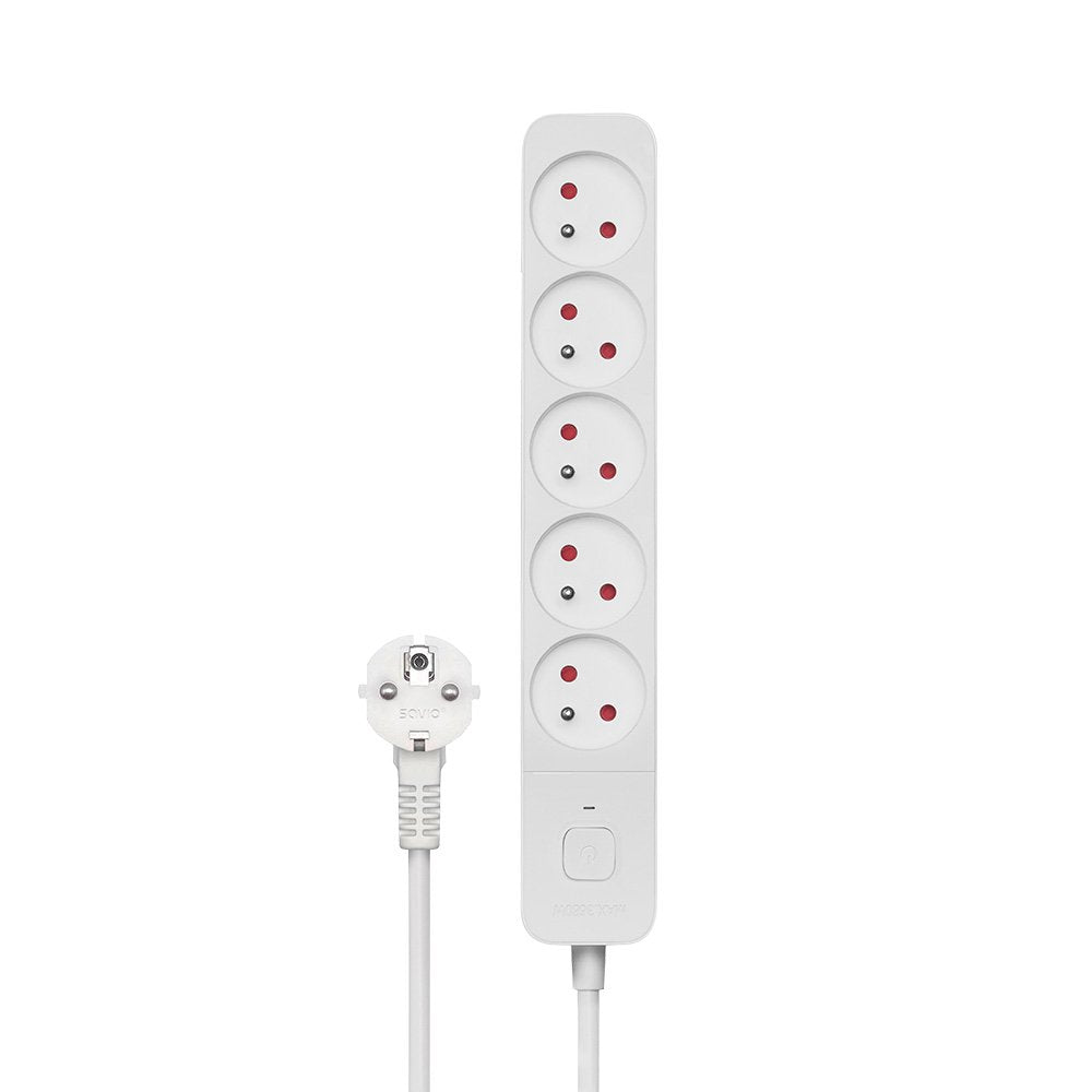 EAN 5901986047858 - Savio Power strip 5 sockets 5m white LZ-10 5 salidas AC Tipo C Blanco imagen 1