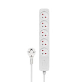 EAN 5901986047858 - Savio Power strip 5 sockets 5m white LZ-10 5 salidas AC Tipo C Blanco imagen 1