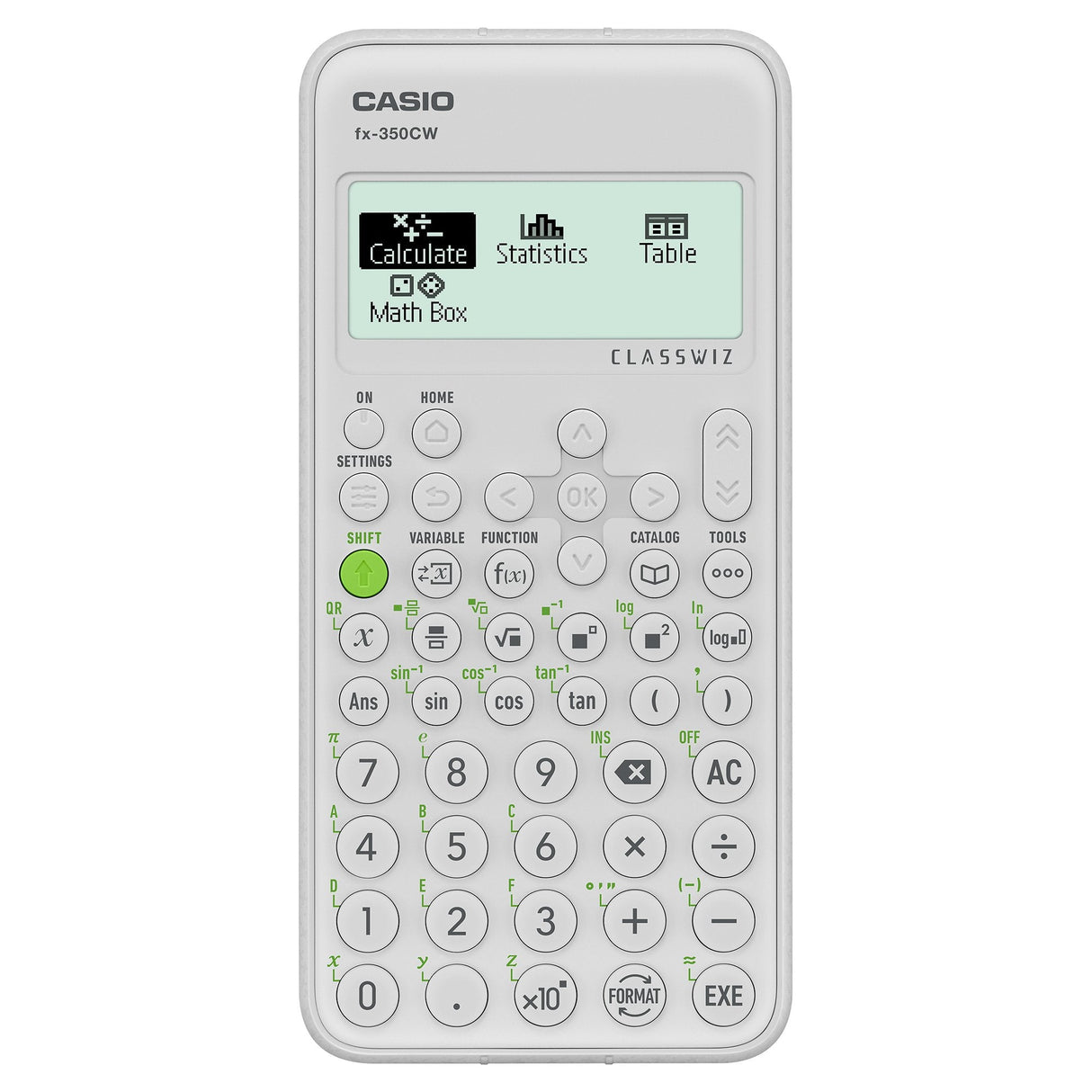 EAN 4549526615733 - Casio fx-350CW calculadora Bolsillo Calculadora científica Blanco imagen 1