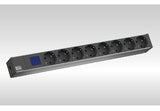 EAN 4016514093571 - Bachmann 800.2154 unidad de distribución de energía (PDU) 8 salidas AC Negro imagen 1