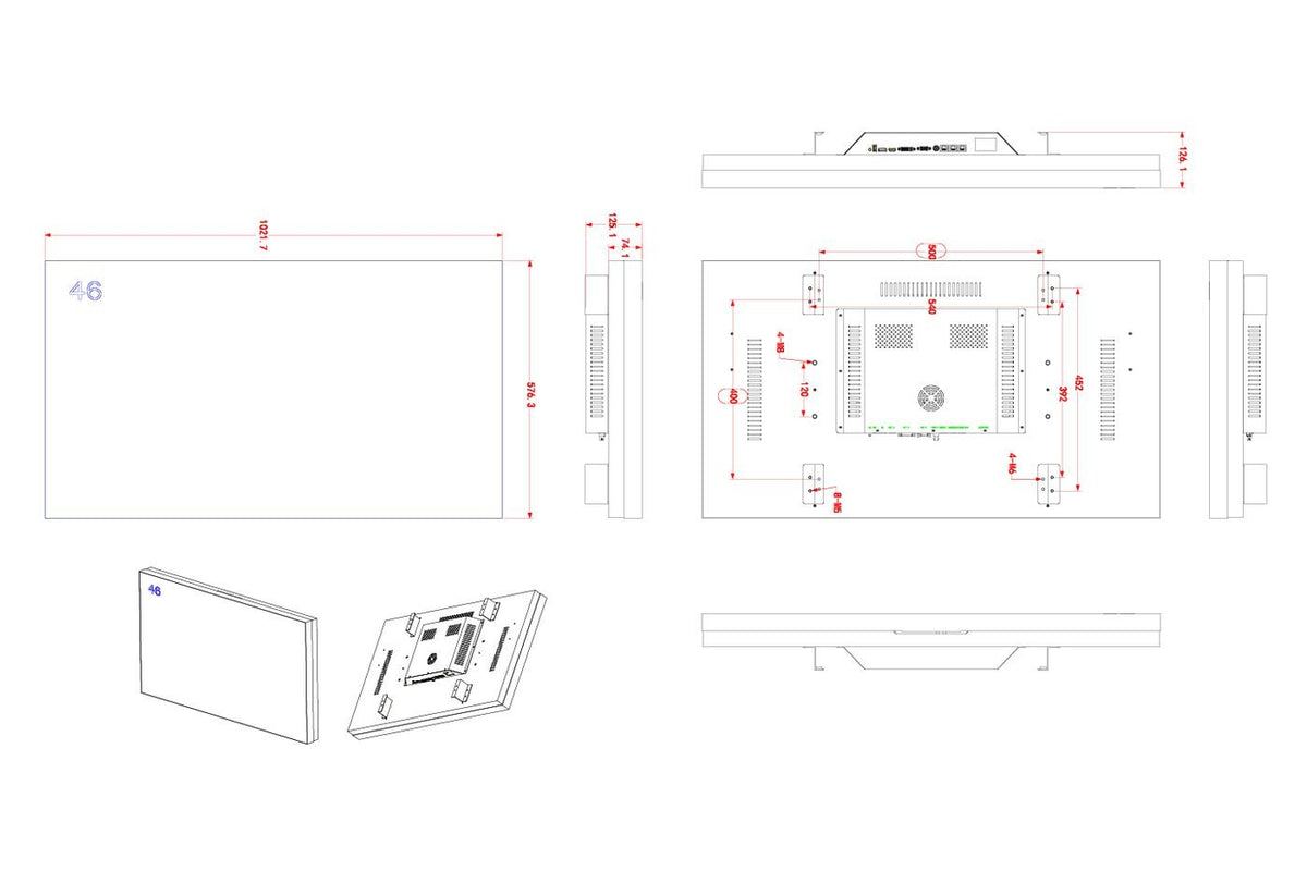 EAN 5715063283820 - Ernitec 0070-24246 monitor de vigilancia 116,8 cm (46") 1920 x 1080 Pixeles imagen 6