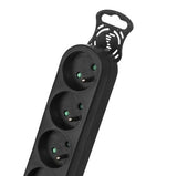 EAN 5902211108108 - Maclean MCE187 base múltiple 3 m 6 salidas AC Interior Negro imagen 4