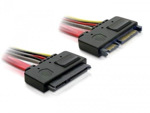 Delock Cable Alimentacion Y Datos Sata M/H 22 Pin (5 V + 12 V) 0.5m 84361