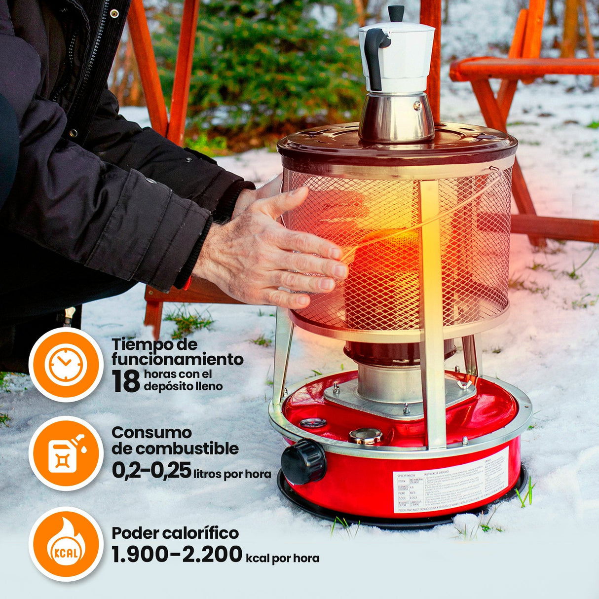 Extralink Aladdin Kerosene Heater Ekh-460 4,6l