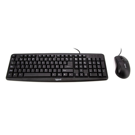 EAN 8435364316795 - iggual COM-CK-BASIC teclado Ratón incluido Universal USB QWERTY Español Negro imagen 1