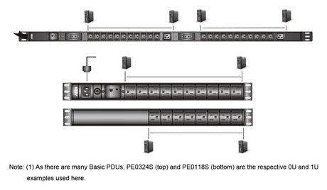 EAN 4719264649035 - ATEN PE0216SG-AT-G unidad de distribución de energía (PDU) 16 salidas AC Negro imagen 2