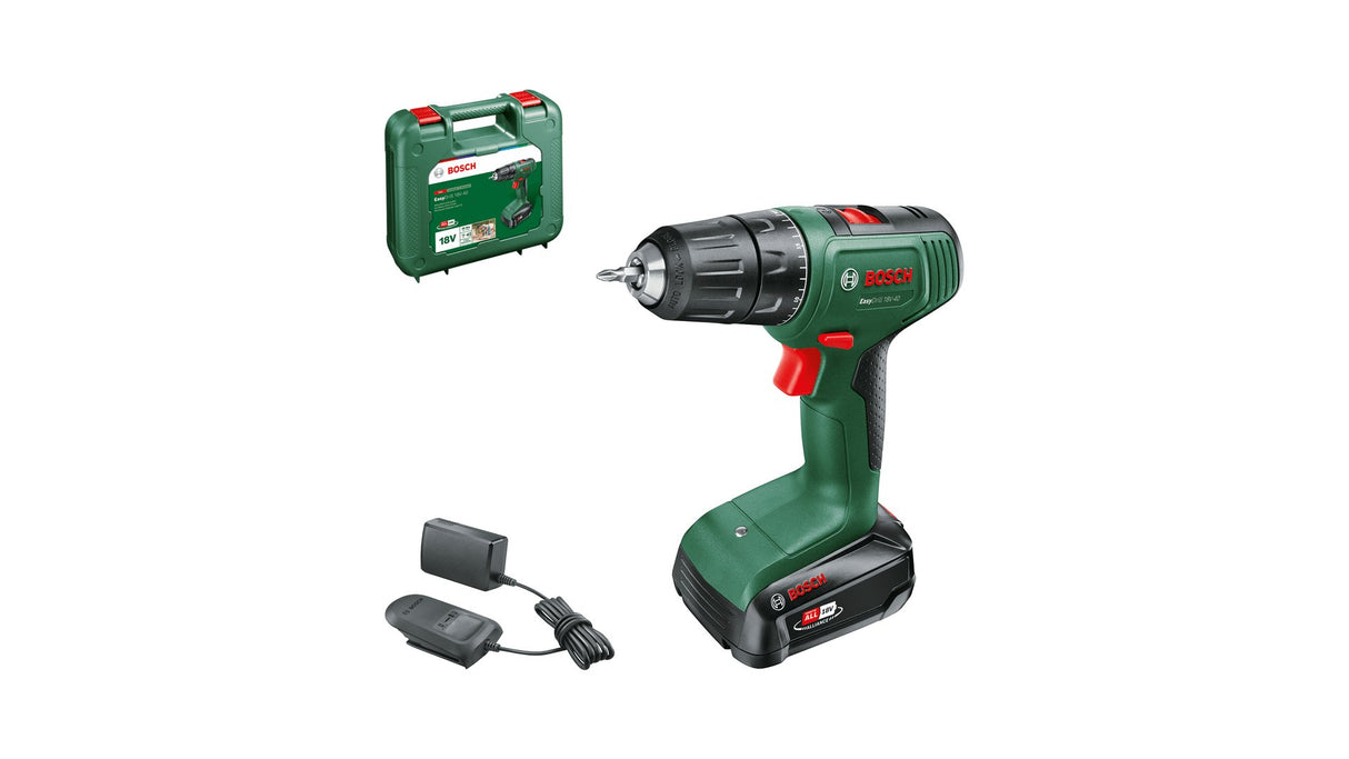 EAN 4053423232554 - Bosch EasyDrill 18V-40 1630 RPM Sin llave 1,3 kg Negro, Verde imagen 2
