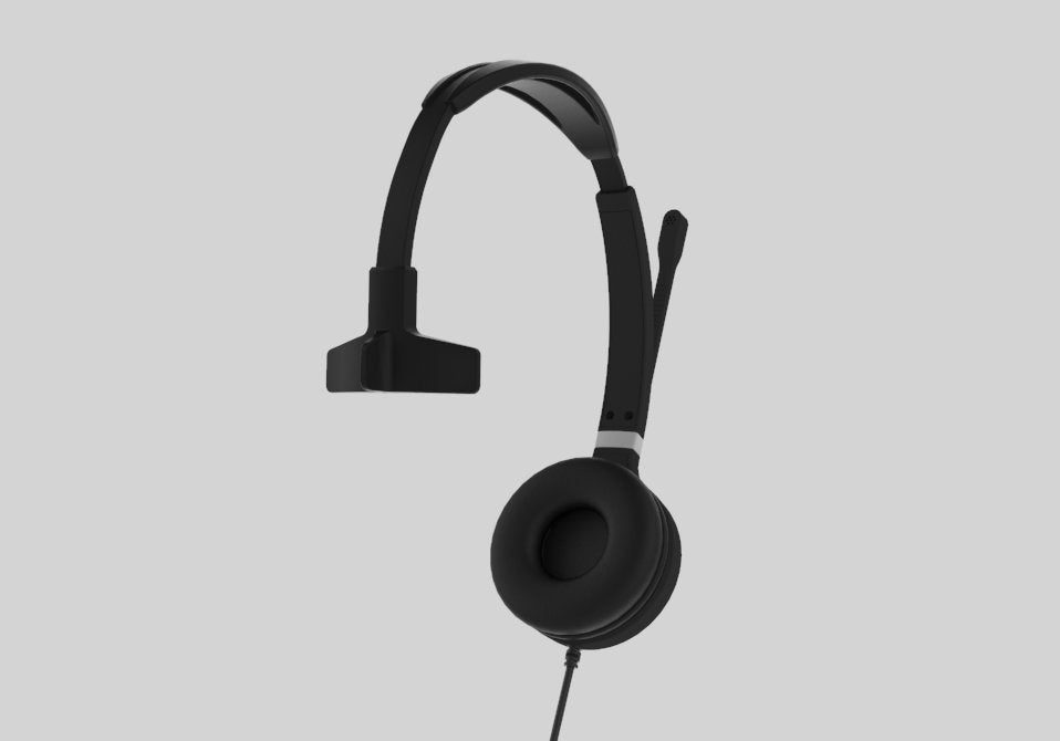 Uh36 Mono Headset Wired  Head-Band Office/Call Center
