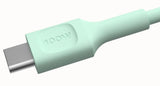 Green Cell Usb-C To Usb-C Cable Powerflex 100w 0.3m Verde - Silicone